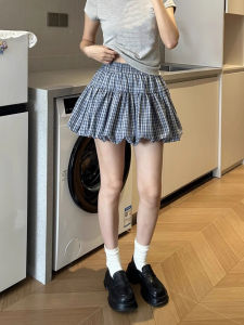 Váy Ngắn Xếp Ly Họa Tiết Kẻ Sọc Xanh Cổ Điển Cho Nữ Mùa Hè Váy Ngắn Xếp Ly Cạp Cao Váy Ngắn Bó Sát Phong Cách Đại Học Váy Ngắn Xếp Ly