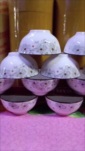 BỘ 5 CHÉN NHỎ ĐỰNG NƯỚC TƯƠNG NƯỚC MẮM – HỌA TIẾT NGÂN HOA KIM TỤ