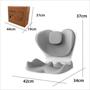 Office Foldable Seat Cushion Rpp Posture Chair Back Support Beautiful Butt Pad Flower Seat Pad Ergonomic Design for Long Time Sitting