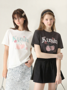 Colorblock Printed Roundneck Short Sleeve Summer Casual Tshirt