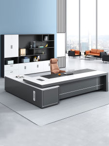 Modern Minimalist Managers Desk Office Furniture Combination Luxury Executive Large Desk Secretary Table for Office Use