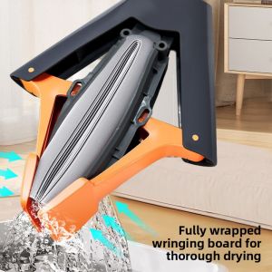 JIFANPAUL | No-Hand Washing Highly Absorbent Mop Wet-Dry Floor Cleaning