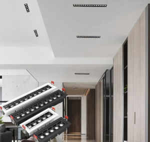 Led dòng Downlight recessed hình chữ nhật lưới tản nhiệt đèn trần 6W 10W 20W 30W AC85 ~ 265V đèn Led chiếu điểm cho nhà trang trí cửa hàng sinh hoạt