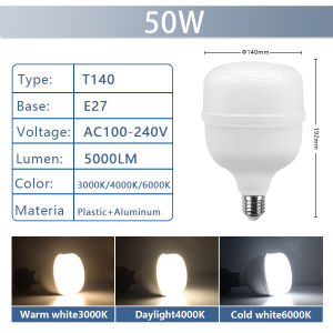 50W LED Bulb E27 AC 110V 220V LED lamp 20W 30W 40W Lampada LED Light Bombilla Spotlight Lighting Lamp for home derection
