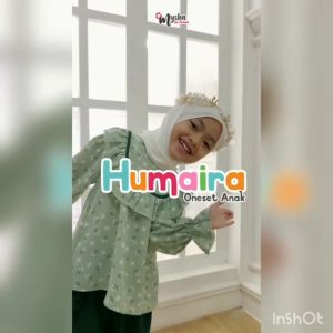 One set Anak Perempuan Muslim HUMAIRA oneset untuk Anak Usia 1-8 thn by Mysha Kids Muslimah