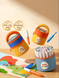 MINGZHUO | Children Specific Non-Bleed Stackable Washable Soft-Tip Markers
