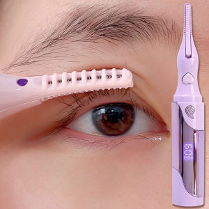 Dorisna Electric Heated Eyelashes Curling Tool Natural Eye Lash Curler Lasting Curling Beauty Tools USB Charging 4 Temperature Mode