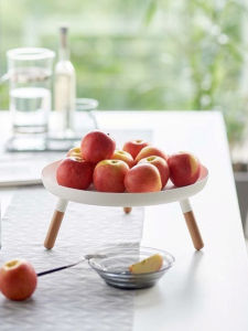 Japanese Style Iron Art Fruit Tray Multi-Purpose Storage Rack Decorative Shelf for Living Room Storage And Display