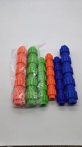 Dog Chew Toys Heavy Duty Rubber Aggressive Chewer Teeth Grinding Cleaning Gear Shape Random Color Teeth Grinding and Cleaning