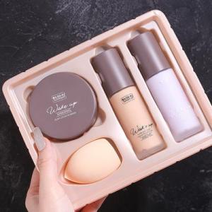 Bộ Son Lì Dưỡng Ẩm Cho Bà Bầu Và Bà Mẹ Cho Con Bú Eco-Friendly Natural Concealer Foundation Set Hàn Quốc Dành Cho Mọi Loại Da