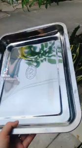 Khay inox chữ nhật -Khay - mâm inox chữ nhật sâu đủ size