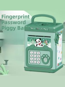 Childrens Savings Piggy Bank 2025 New Model Accessible Only Inward Outward for Boys And Girls Coin Box Fingerprint Password Box