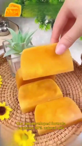 80g Amino Acid Handmade Scented Gold Essential Oil Soap Antibacterial Body Soap Deeply Cleanses Skin Includes A Foaming Net.
