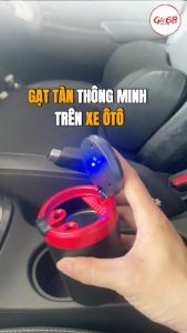 Cốc Gạt tà n để bàn hoặc xe hơi ô tô có đèn led Gạt tà n sáng tạo