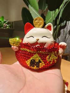 ของตกแต่งบ้าน DIY รูปแมวมองเงิน ของตกแต่งรถยนต์ ของตกแต่งห้องนั่งเล่น ของขวัญสร้างสรรค์ งานฝีมือ เครื่องประดับรถยนต์