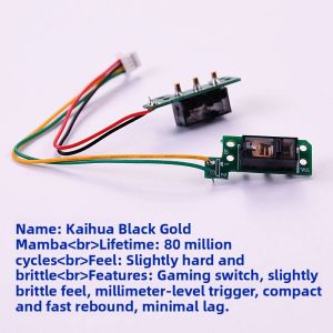 Logitech G304 G305 Left Right Button Small Board Repair Parts Circuit Board Side Key Micro Switch Optical Resolution 12000DPI