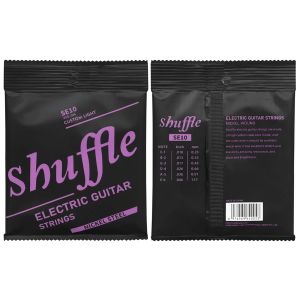 SHUFFLE Electric Guitar Strings 6 Strings Hexagonal High Quality Carbon Steel Core Electric Guitarra Strings Guitar Accessory