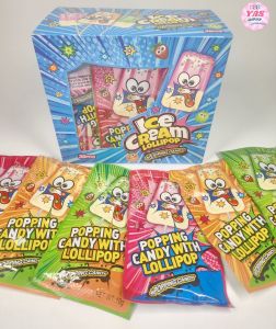 30pcs ICE CREAM LOLLIPOP PLUS POPPING CANDY/ loot bag fillers / paninda / giveaways / party favors.