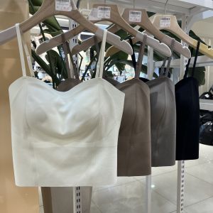 Áo Ba Lỗ Không Dây Liền Mạch Ôm Vừa Vặn Cạp Cao Tagkita Mùa Xuân 2024 Áo Ba Lỗ Hở Lưng Thời Trang Mặc Trong Và Ngoài