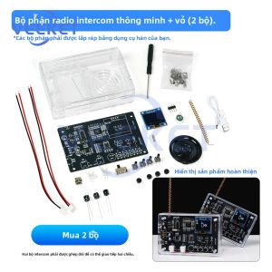 diymore | Bộ Đàm FM Radio Walkie-Talkie DIY Kit 87-108 MHz Mô-đun Thực Hành Hàn Lắp Ráp Điện Tử Với Giao Diện Micro USB Dành Cho Người Mới Bắt Đầu