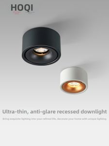HUOQI | Surface Mounted LED Downlight with Louver and Foldable Design
