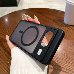 CHUBAN | For Magsafe Magnetic Transparent Matte Shockproof Case For Google Pixel 11 10 9 8 7 6 Pro XL 10A 9A 8A 7A 6A Frosted Clear Cover