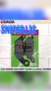 ODADA TTGR Motorcycle Brake Pads Front : Yamaha Sniper 135FinoMio SoulMio SportyMio125 MXMio125 MXIMT15NMAX Rear