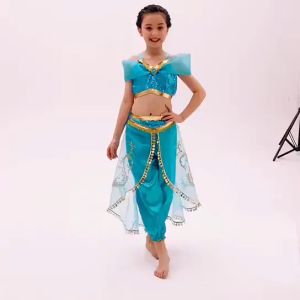 Trang phục hóa trang công chúa Jasmine trong Aladdin và đèn thần Váy Halloween cho bé gái