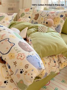 Kiss Dear | Cartoon Pure Cotton Bedding Set