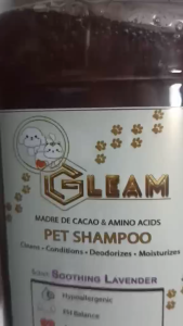 MADRE DE CACAO EXTRACT WITH AMINO ACID PET SHAMPOO 1LITTER SOOTHING LAVENDER
