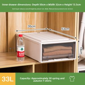 Clothing Organizer Drawer Storage Box