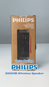 PHILIPS TAS2000B Wireless Speaker with Bluetooth 5.4 20W Bass+ TWS Auracast & 20h Playtime