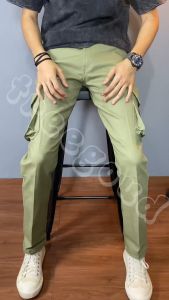 Duaduapertujuh Celana Pria Cargo Panjang Celana Cargo Pria Dewasa Celana Kargo Pria Bahan Tebal Celana Panjang Kargo Hitam Cream