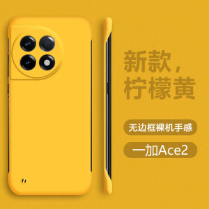 Yisheng Ultra-Thin Matte Back Cover for OnePlus Ace2 Phone Case Half-Bound Heat Dissipation Edgeless Anti-Fall Hard Shell