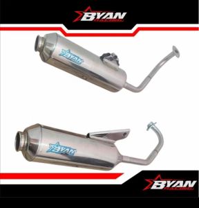 KNALPOT BYAN RACING CINLUS Bor Boran 4x4 Out 50 Mio SPORTY  Vario 125 Beat Sporty m3 Nmax motorcycle
