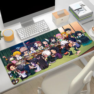 Bandai | Anime Mousepad Cao Su Chống Trơn Trượt Bàn Phím Thảm D-Demon Slayer Game Thủ Thảm Để Bàn Khóa Cạnh Phụ Kiện Máy Tính 4 Kích Cỡ Phổ Biến