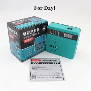 120W Lithium Battery Inverter DC 18-21V To AC 220V Electric Tool Battery Inverter Power Inverter Fit for DeWalt Makita Milwaukee