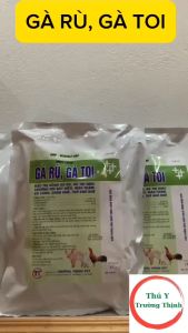 GÀ RÙ GÀ TOI 100g đặc trị phân xanh trắng chướng diều khô chân tiêu chảy cấp. Thú y Trường Thịnh