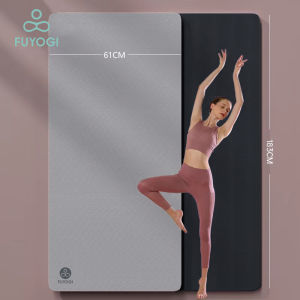 FUYOGI Anti-Slip TPE Yoga Mat Odorless Gym Workout Sports Living Room Mat