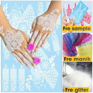 HENNA INSTAN PUTIH J1118AAA // FREE GLITER MANIK