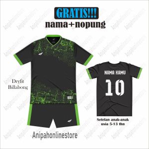 [ Free Nama & Nomor Punggung ] baju bola anak laki laki/ baju futsal terbaru anak anak/ jersey futsal anak laki-laki dan perempuan