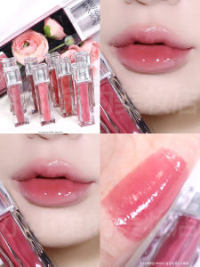 South Korea Muzigae Mansion Water Light Lip Lacquer New Transparent Ice Cube Mirror Glass Lip Nude Color Lip Gloss Women
