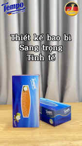 💥 [ĐƠN 250K TẶNG 2 CUỘN GVS]💥 Khăn giấy rút cao cấp Tempo (lốc 4 hộp) - 3 lớp bền dai an toàn cho da - Thương hiệu Đức