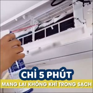 Chai Xịt Vệ Sinh Máy Lạnh Điều Hòa 500ML Tẩy Sạch Các Vết Bụi Bẩn Và Diệt Khuẩn Khủ Mùi Hôi Khó Chịu - EuroHome