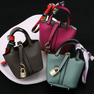 Mini Food Basket Pendant Lipstick Bag Headphone Bag Cute Bag Hanging Bag Charms Keychain for Women Casual Bag Accessorie Gift