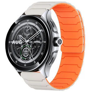 Magnetic Silicone Strap For Xiaomi Watch 5 2 Pro 22mm Watch Band Replace For Mi Watch S4 Sport S3 S2 S1 Active Color 2 Bracelets