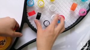 2Pcs Cincin Raket Tenis Black / Tennis Racket Rubber Ring / Ring Karet Stretch Ring / Karet Gelang Penahan Grip Tenis