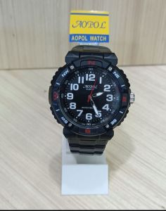 AOPOL ORIGINAL N1702 JAM TANGAN SPORT WATERPROOF STRAP TALI RUBBER PRIA (Andre What 97)