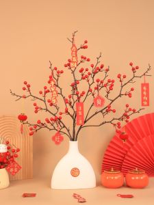 Boxwood Winter Greenery Artificial Flower Potted Plant Home Decor Moving House Celebration Festive Decoration Fake Flower