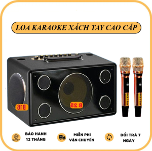 Loa Karaoke Xách Tay Cao Cấp Hệ Thống 7 Đường Tiếng - 1 Bass 25Cm 2 Bass 16Cm 4 Treble Công Suất Lớn Âm Thanh Trầm Ấm